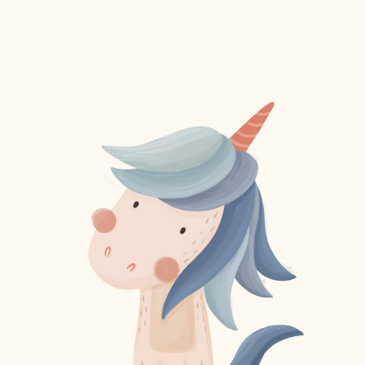 Sweet unicorn - Unframed art print