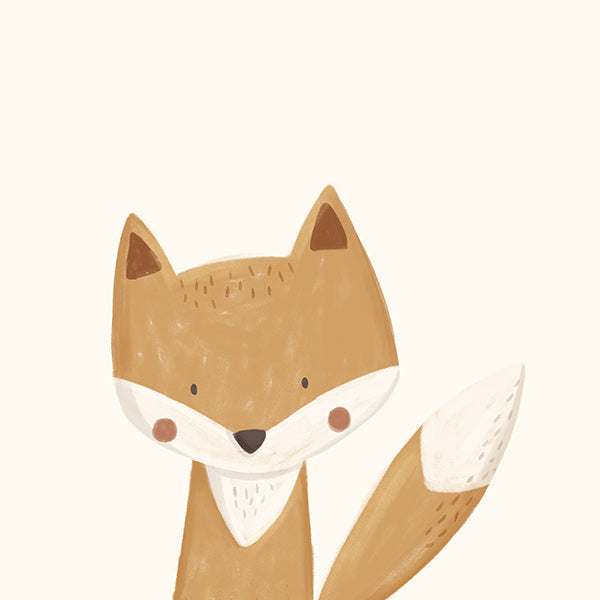 Süße Fuchs-Illustration