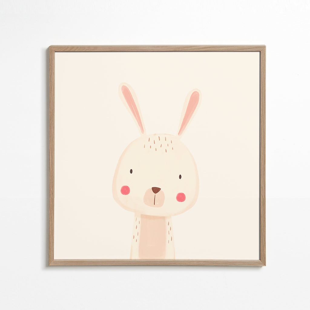 Kinderbild mit niedlichem Hasen