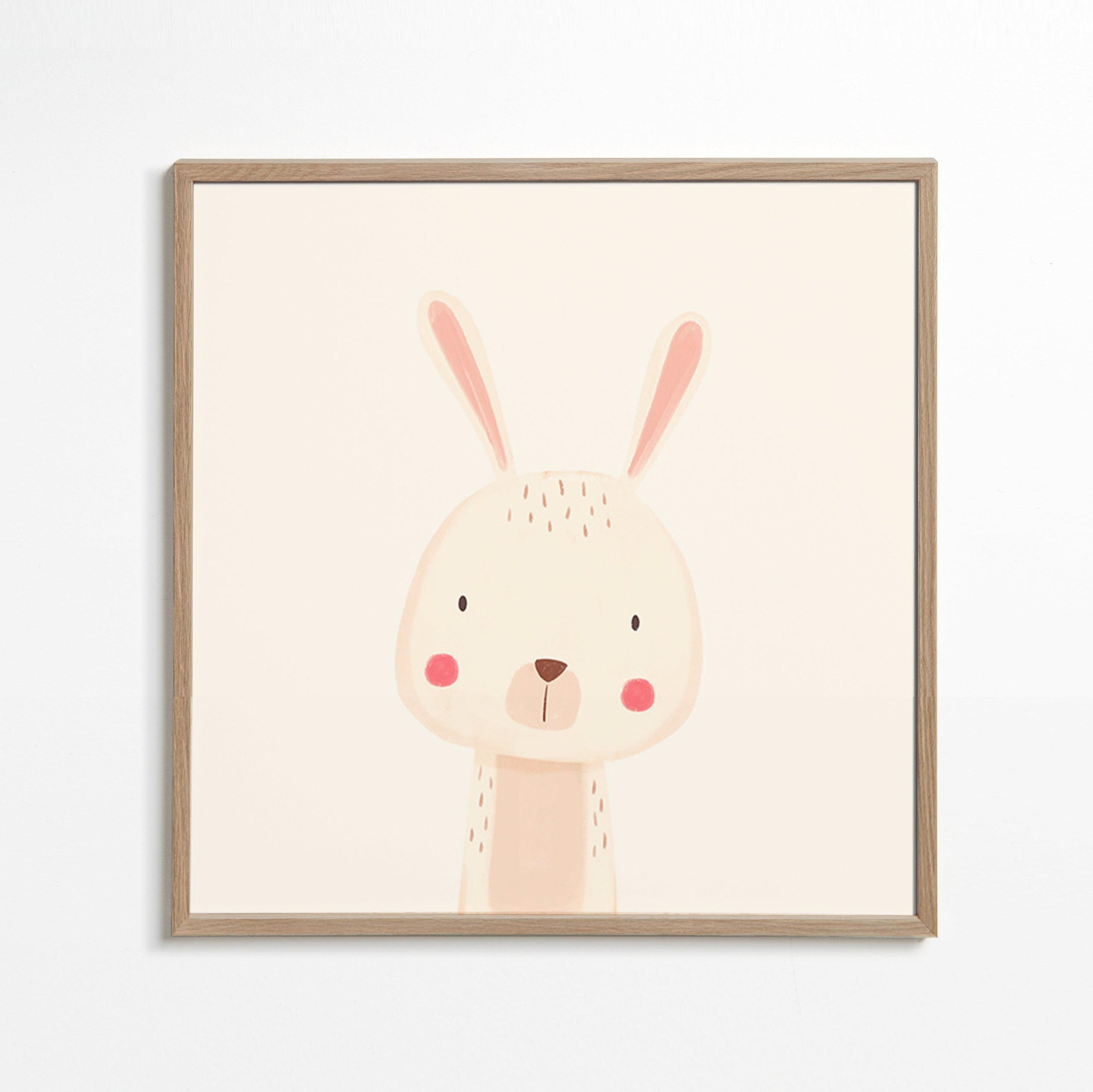 Kinderbild mit niedlichem Hasen