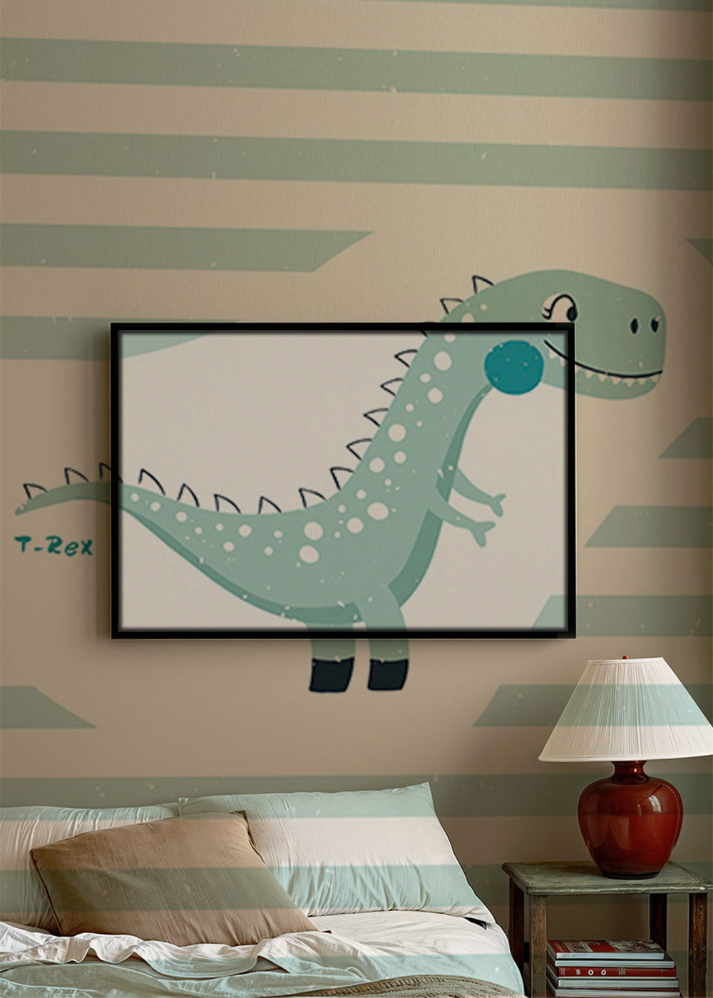 Kinderbild T-Rex lustig