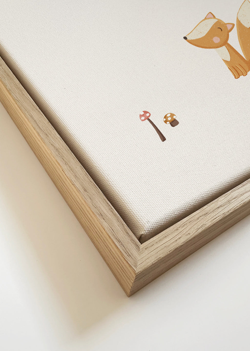 Forest friends - Framed canvas detail