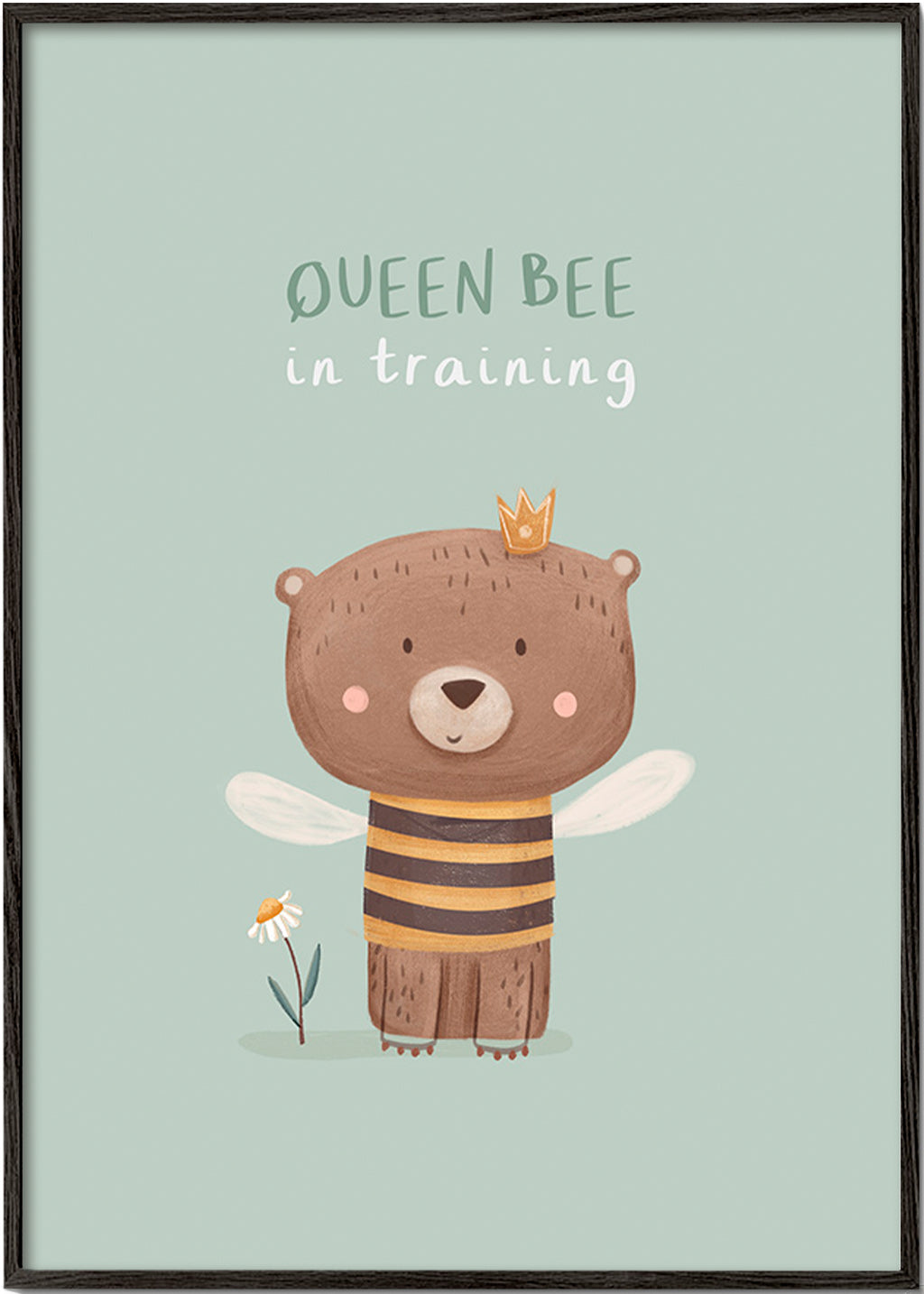 Kinderbild Queen Bee Bär mit Krone