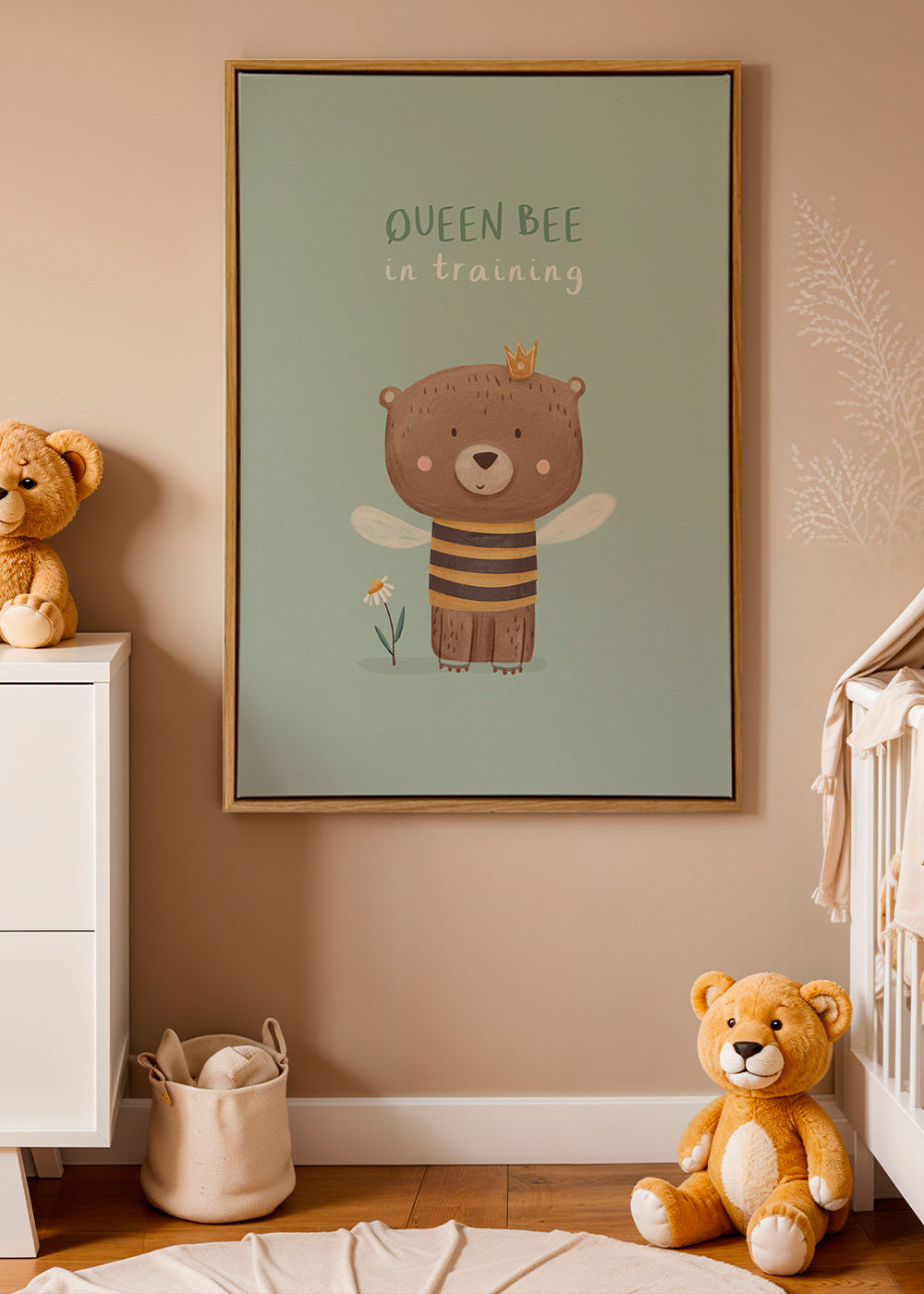 Kinderbild Queen Bee Bär mit Krone
