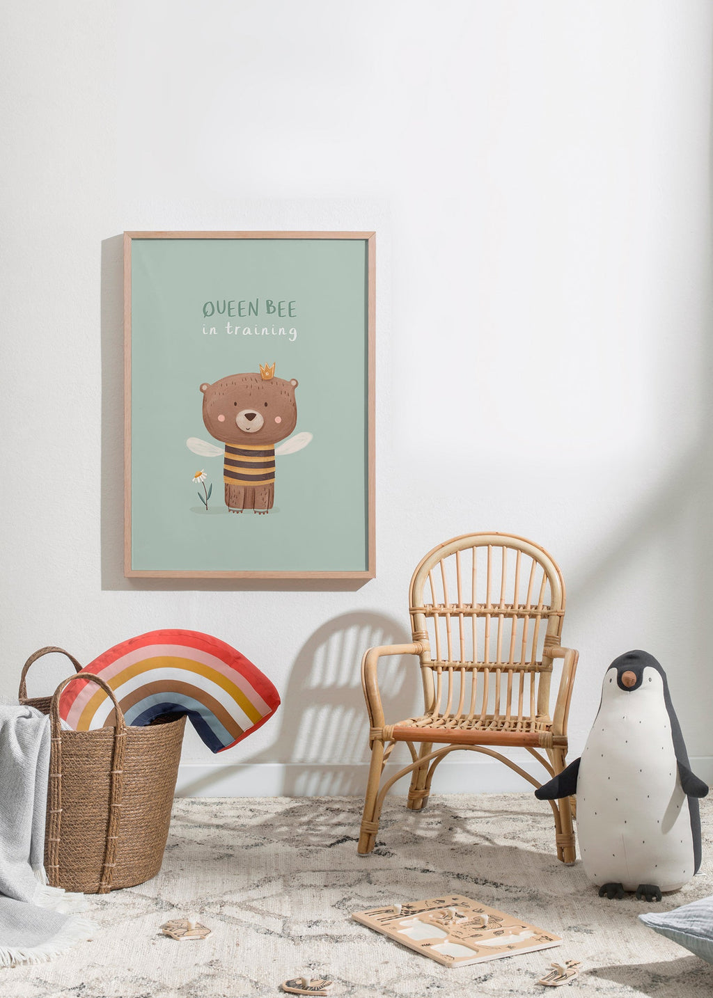 Kinderbild Queen Bee Bär mit Krone