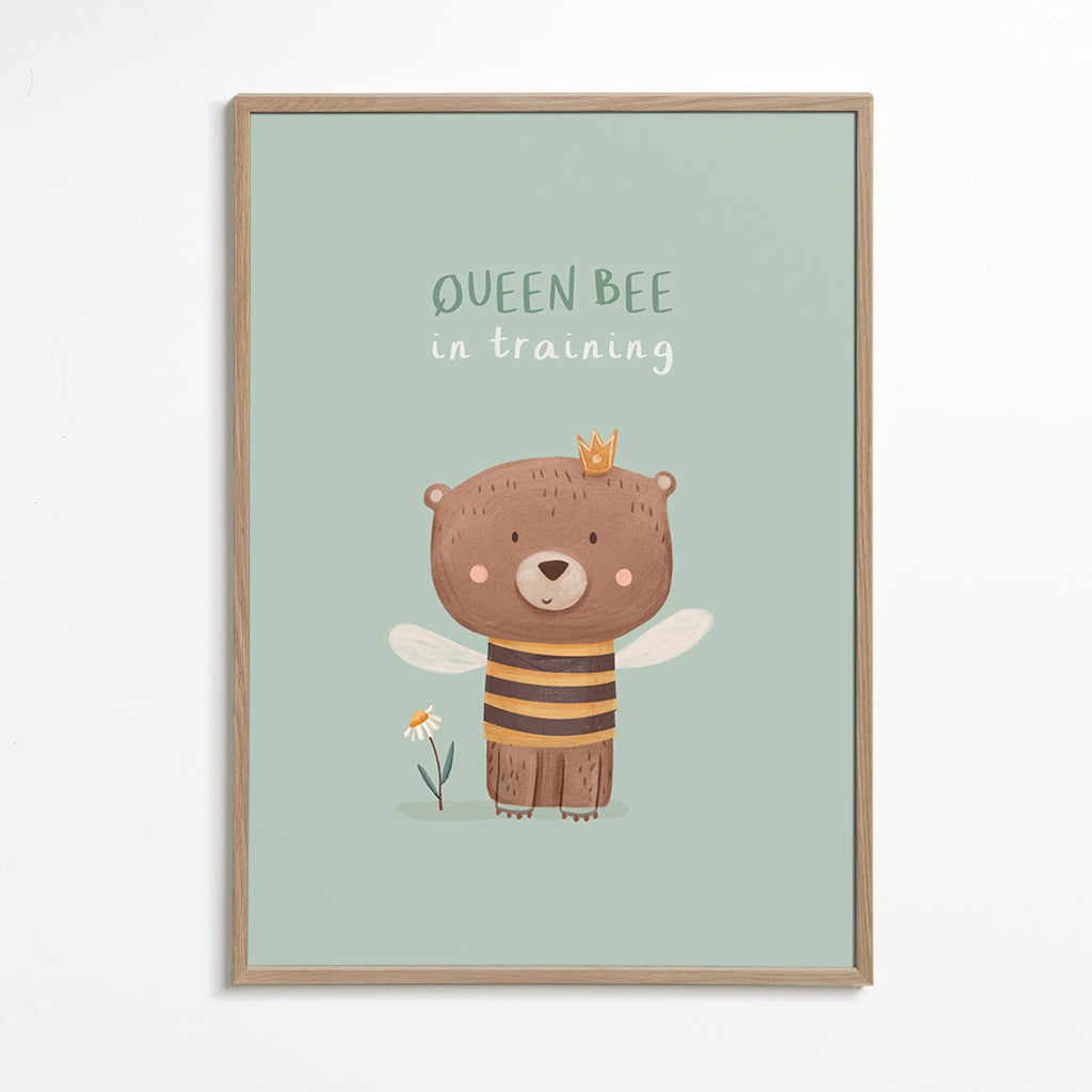 Kinderbild Queen Bee Bär mit Krone