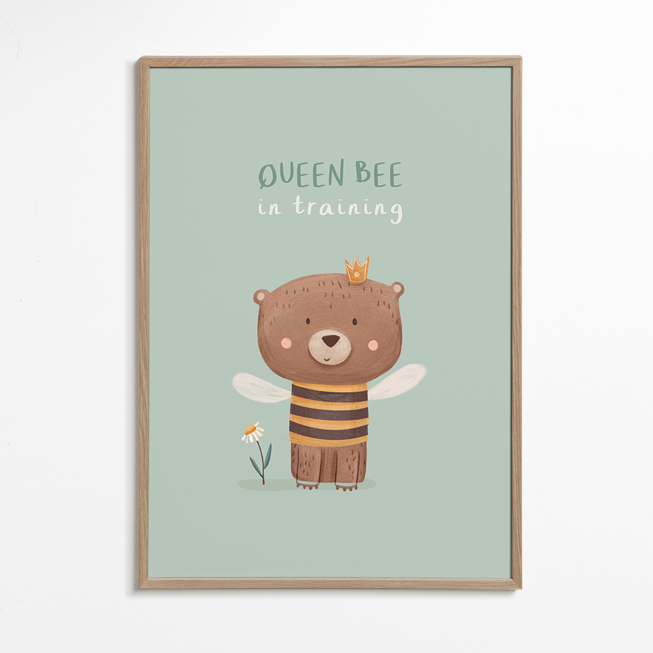 Kinderbild Queen Bee Bär mit Krone