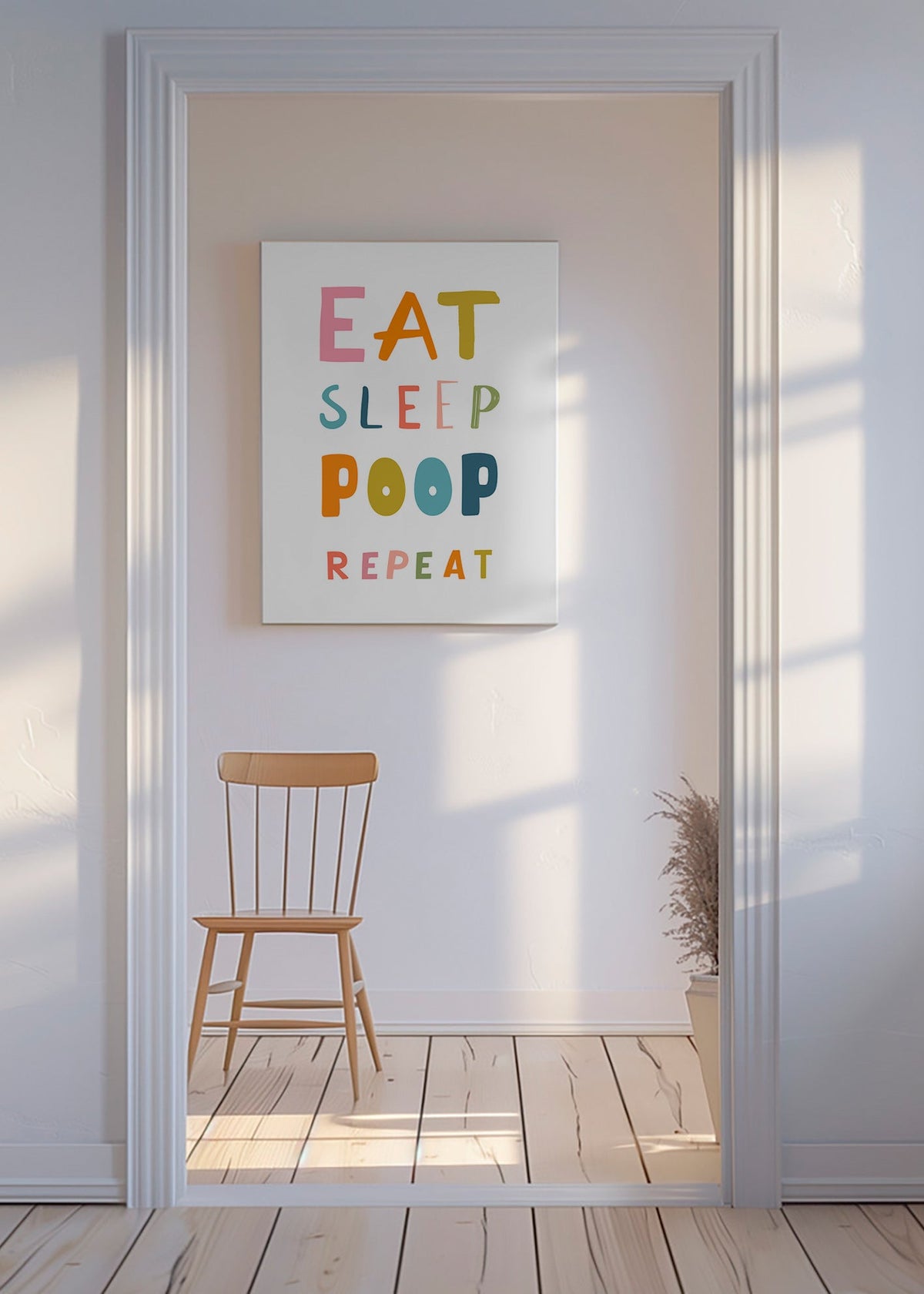 Verspielter typografischer Kinderdruck