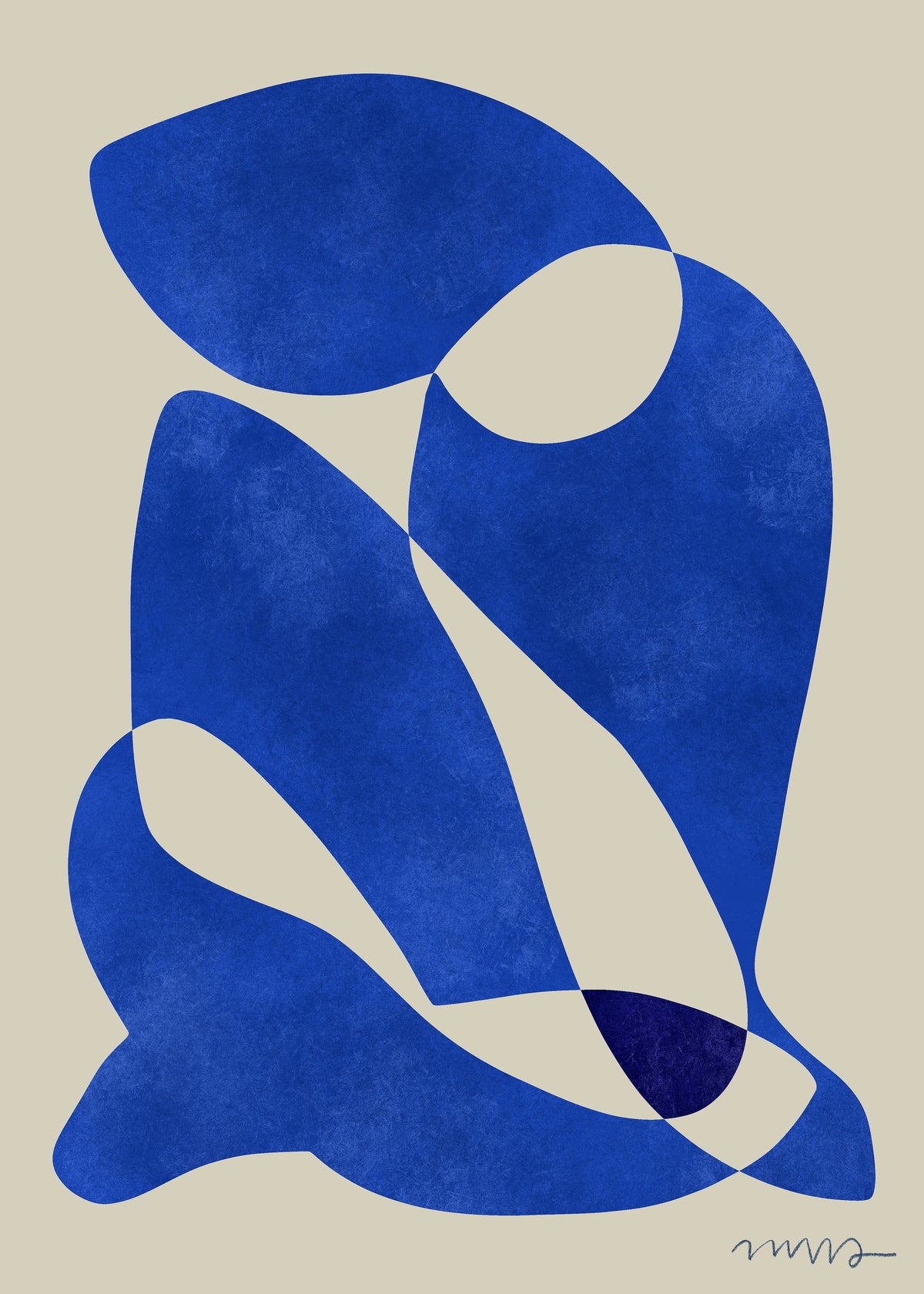Blue Nude - Obra sin marco
