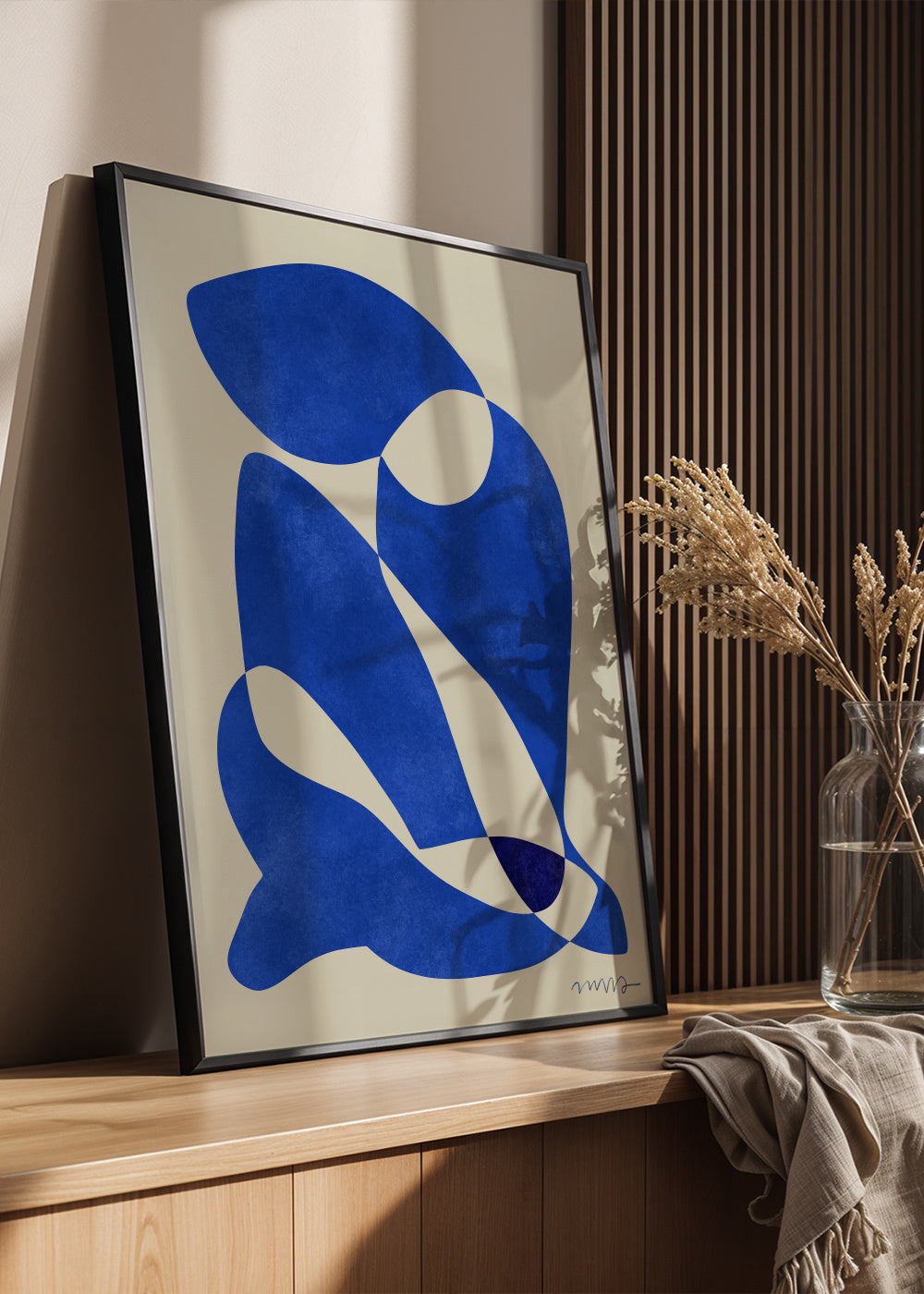 Blue Nude - Poster en ambiente