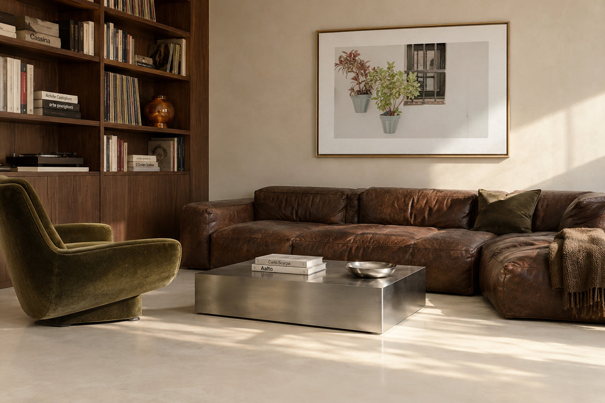 Southern Spain VII - Framed canvas in an interior
