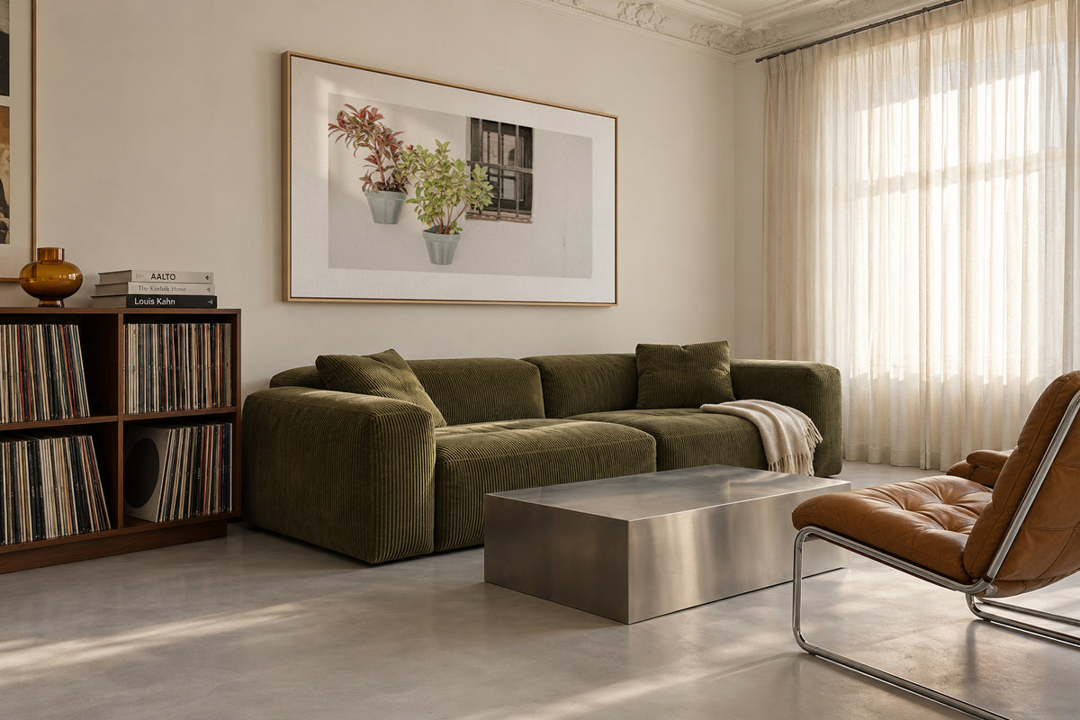 Southern Spain VII - Framed canvas in an interior