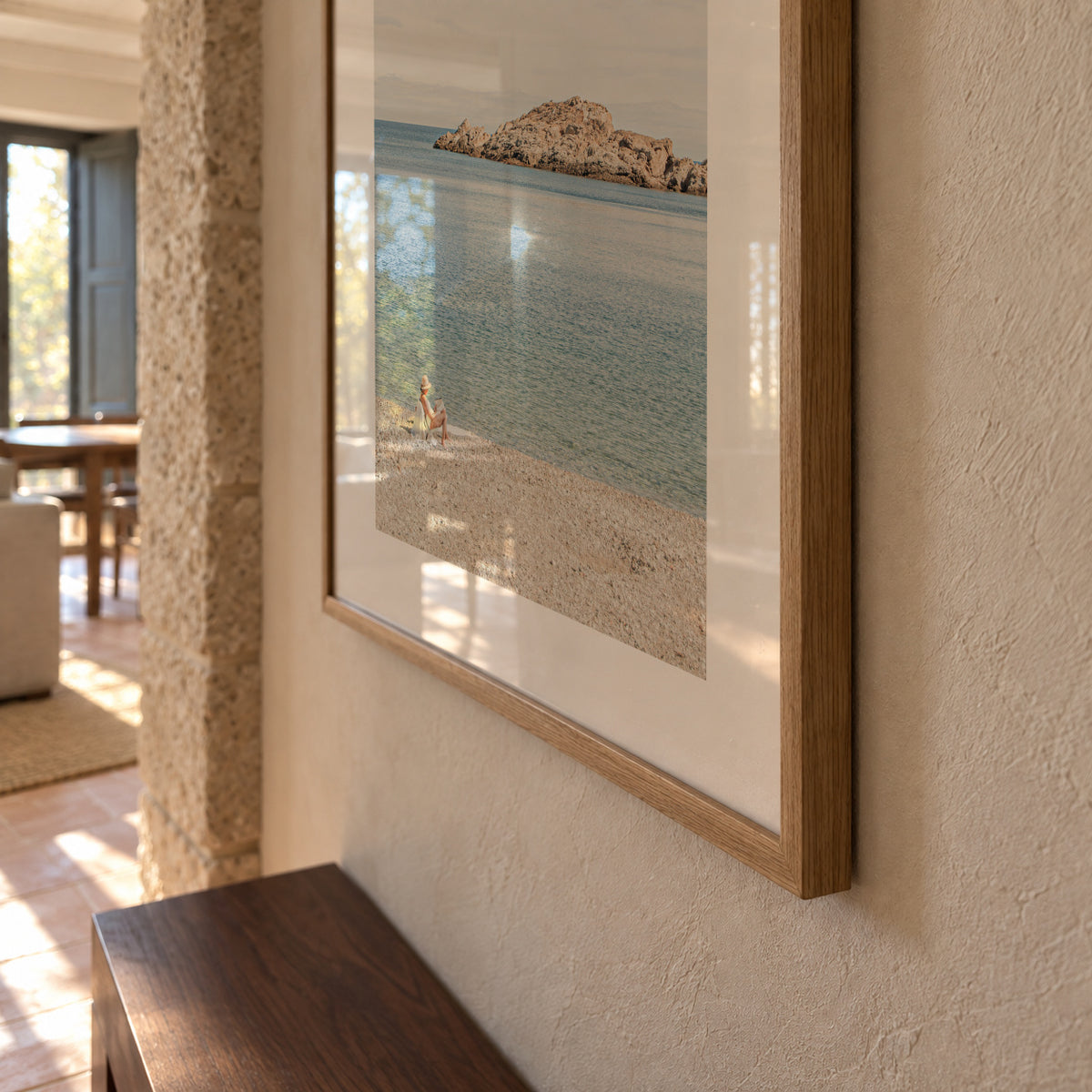 Costa Brava I - Framed poster detail