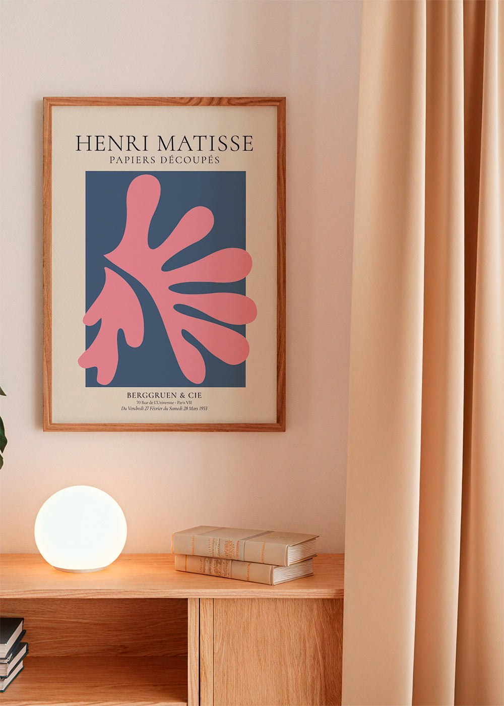 Henri Matisse PINK papiers découpés I