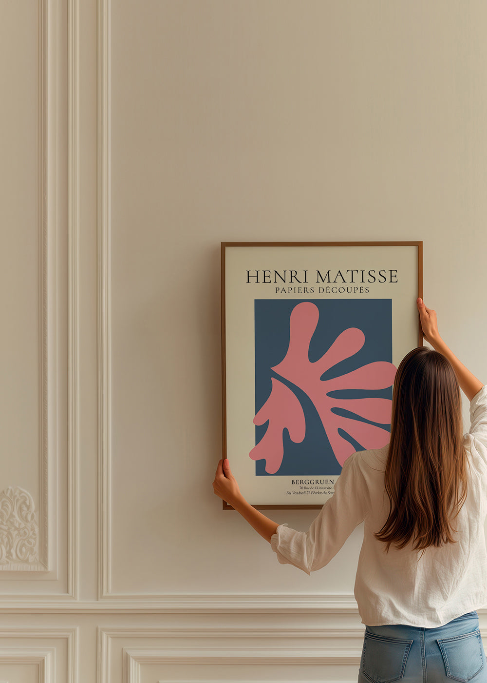 Henri Matisse PINK papiers découpés I