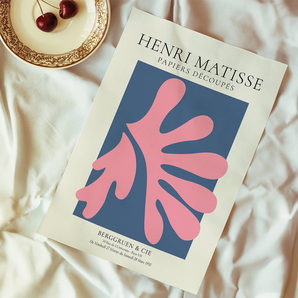 Henri Matisse PINK papiers découpés I