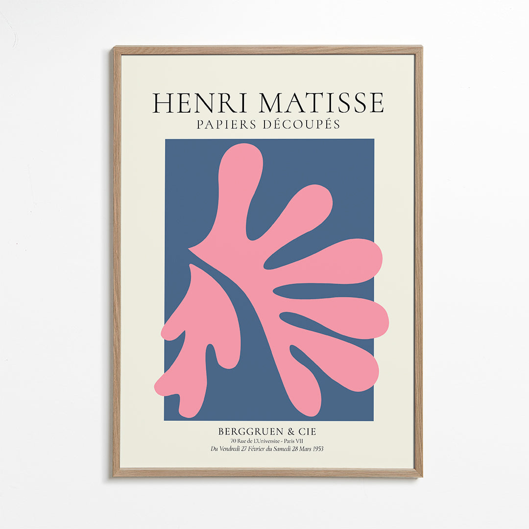 Henri Matisse PINK papiers découpés I