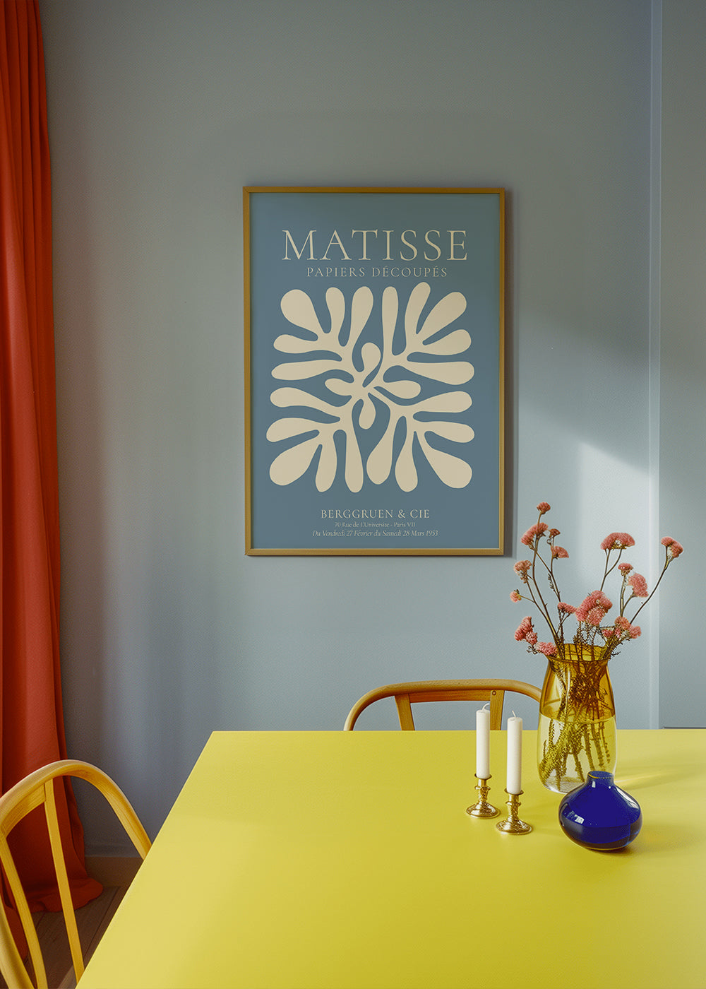 Henri Matisse BLUE papiers découpés I