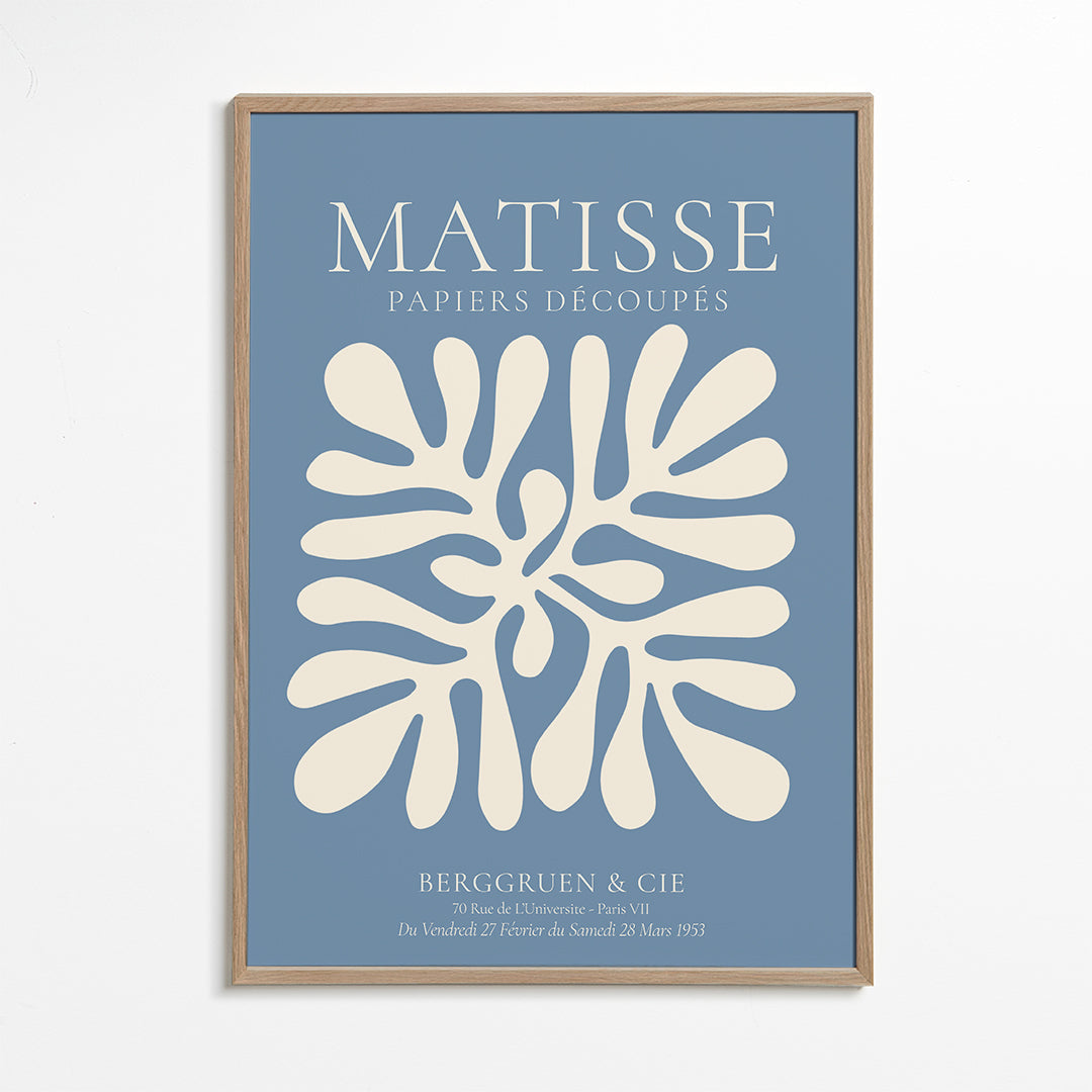 Henri Matisse BLUE papiers découpés I