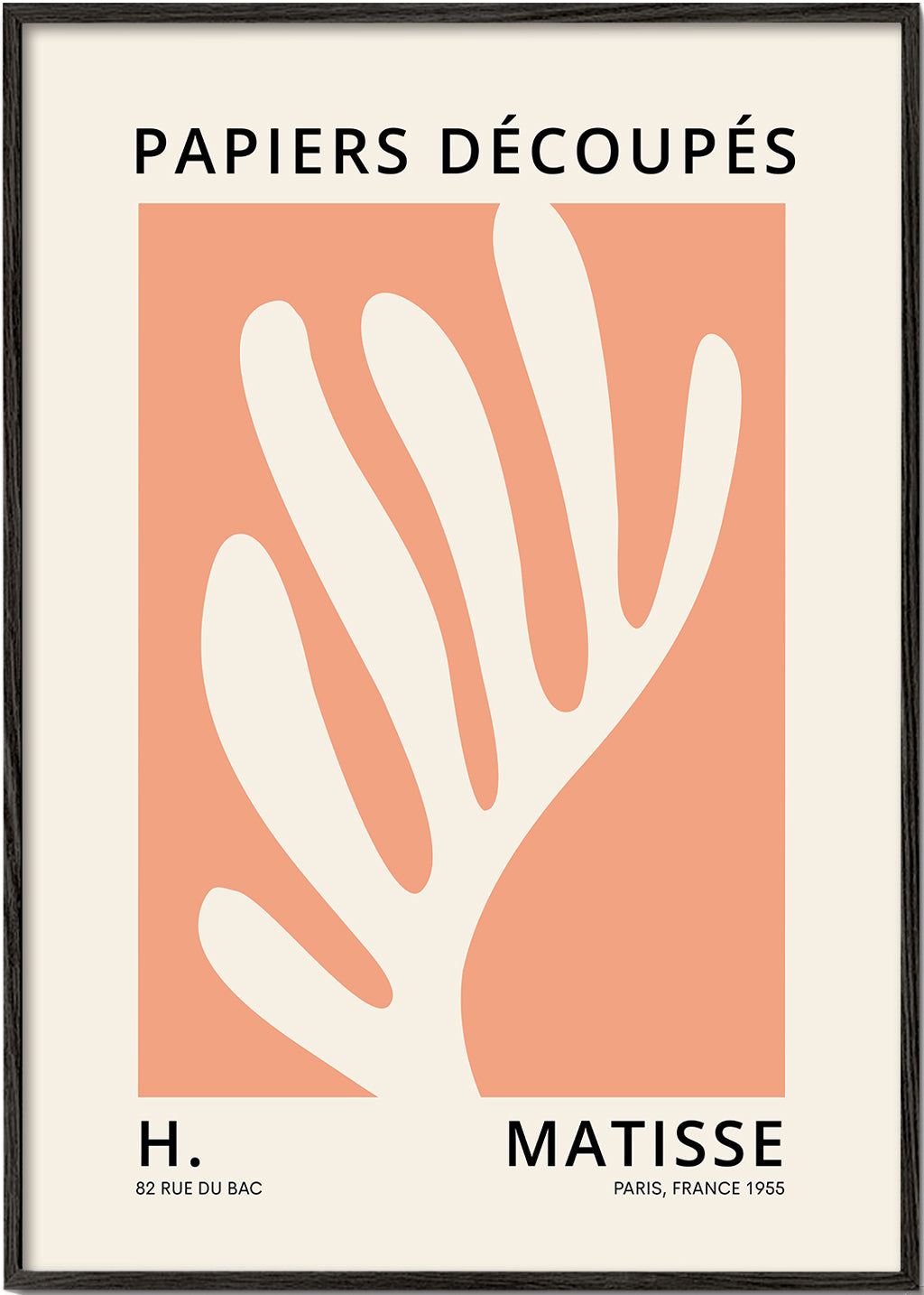 Henri Matisse ORANGE papiers découpés I