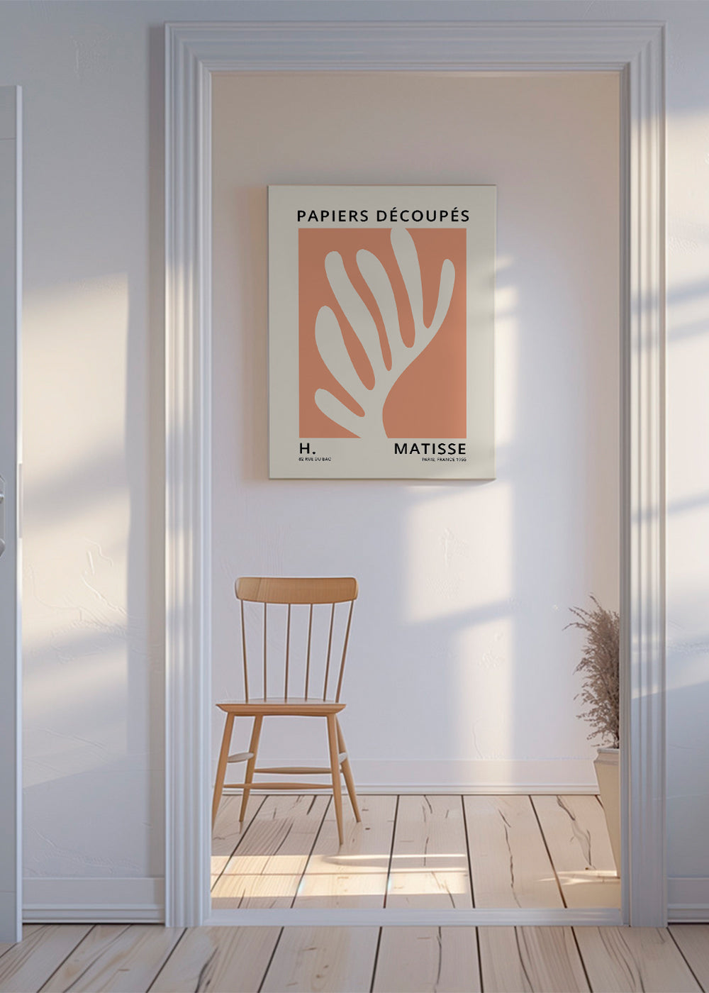 Henri Matisse ORANGE papiers découpés I
