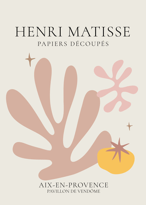 Henri Matisse aix en provence PAPIER DÉCOUPÉ I