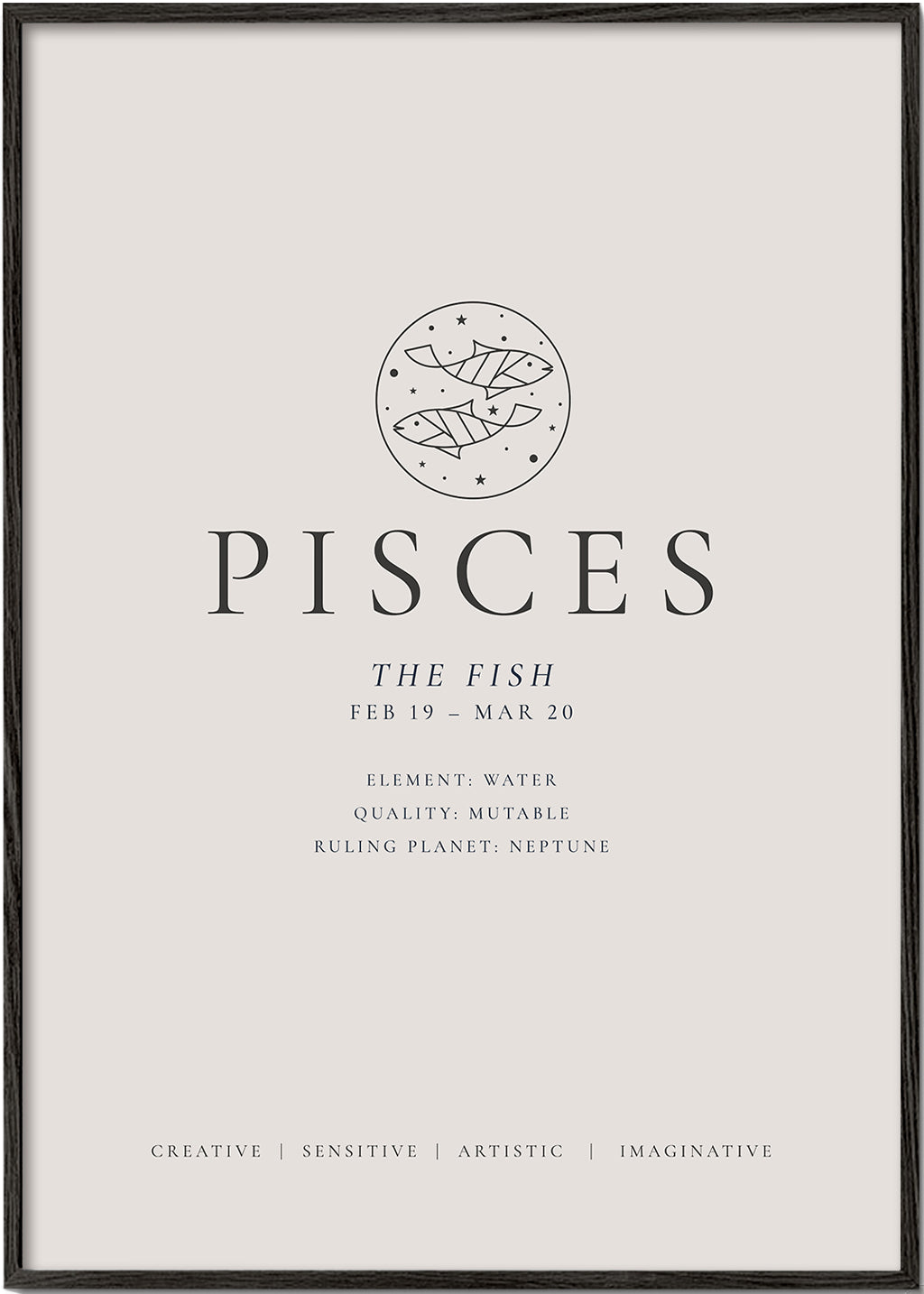 PISCES zodiac personality traits I