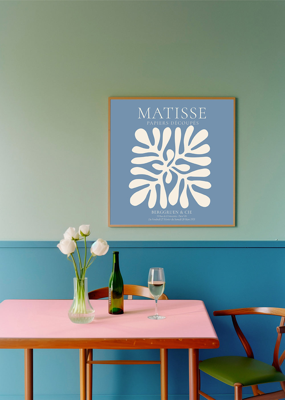 Henri Matisse BLUE papiers découpés II