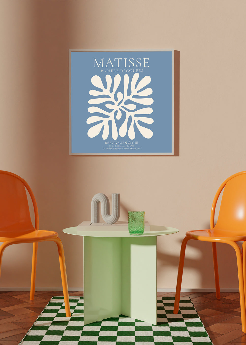 Henri Matisse BLUE papiers découpés II