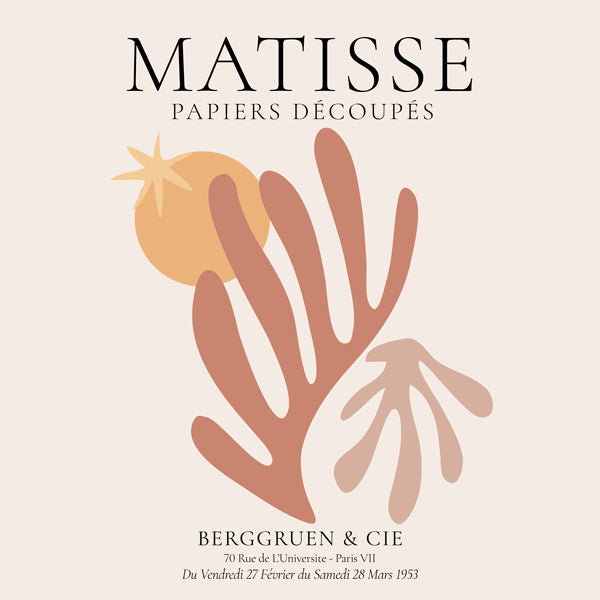 Henri Matisse papiers découpés poster XXV