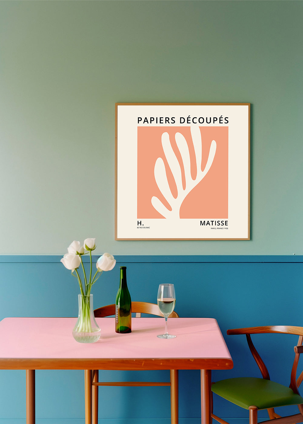 Henri Matisse ORANGE papiers découpés II