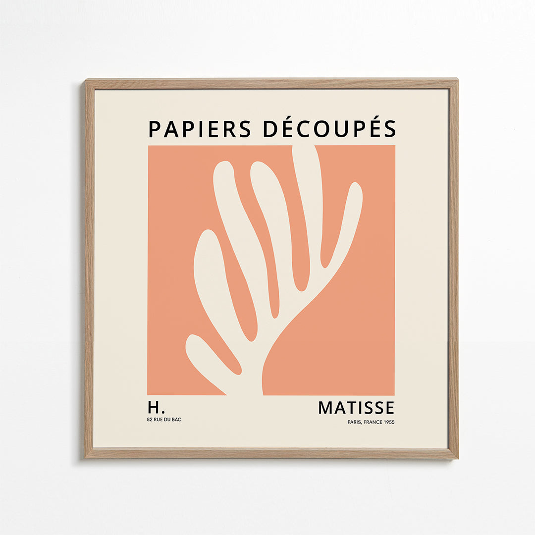 Henri Matisse ORANGE papiers découpés II