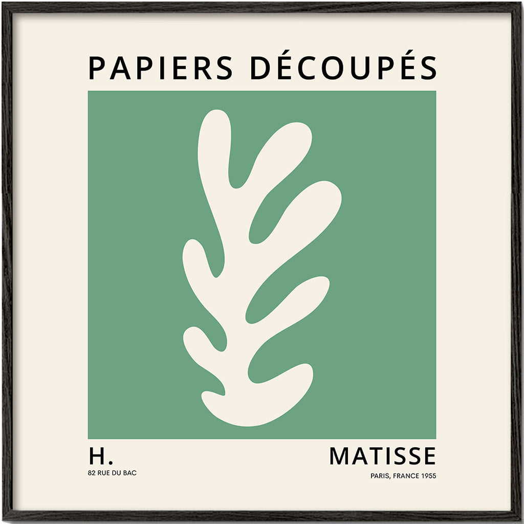 Henri Matisse GREEN papiers découpés II