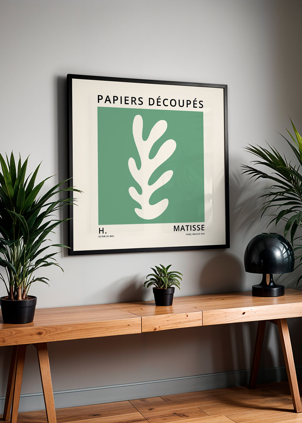 Henri Matisse GREEN papiers découpés II