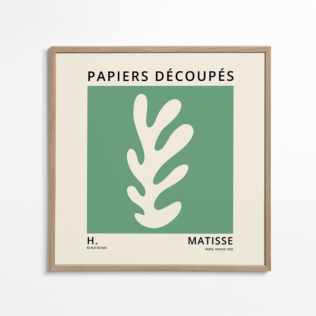 Henri Matisse GREEN papiers découpés II