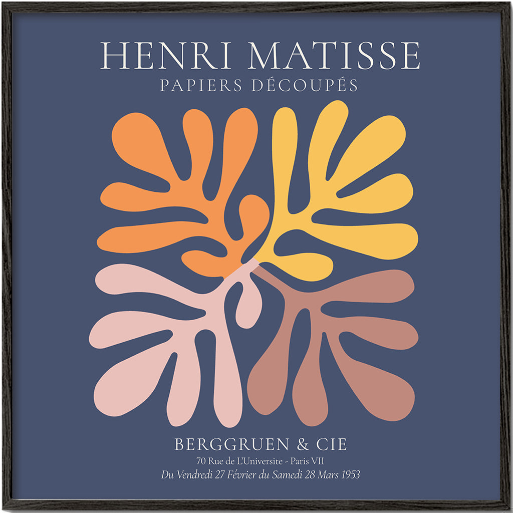 Henri Matisse NAVY papiers découpés II