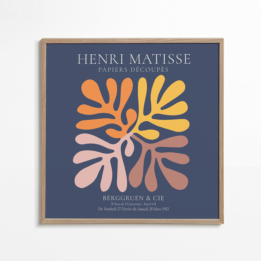 Henri Matisse NAVY papiers découpés II