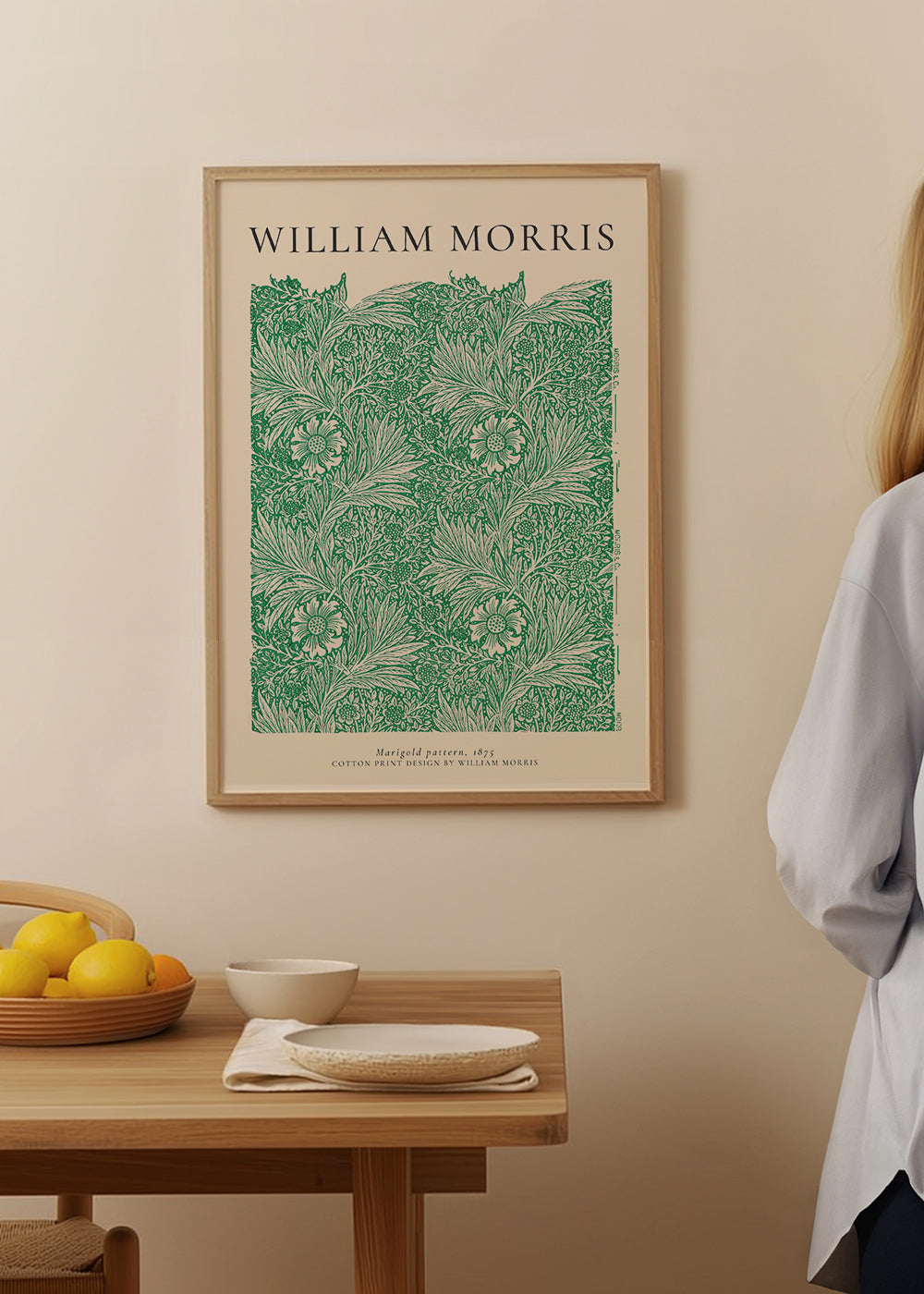 William Morris Green Marigold