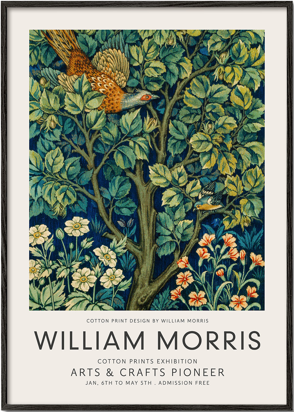 William Morris Cock Pheasant