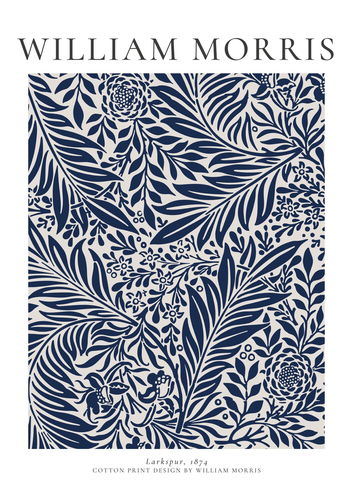 William Morri Larkspur - Unframed art print
