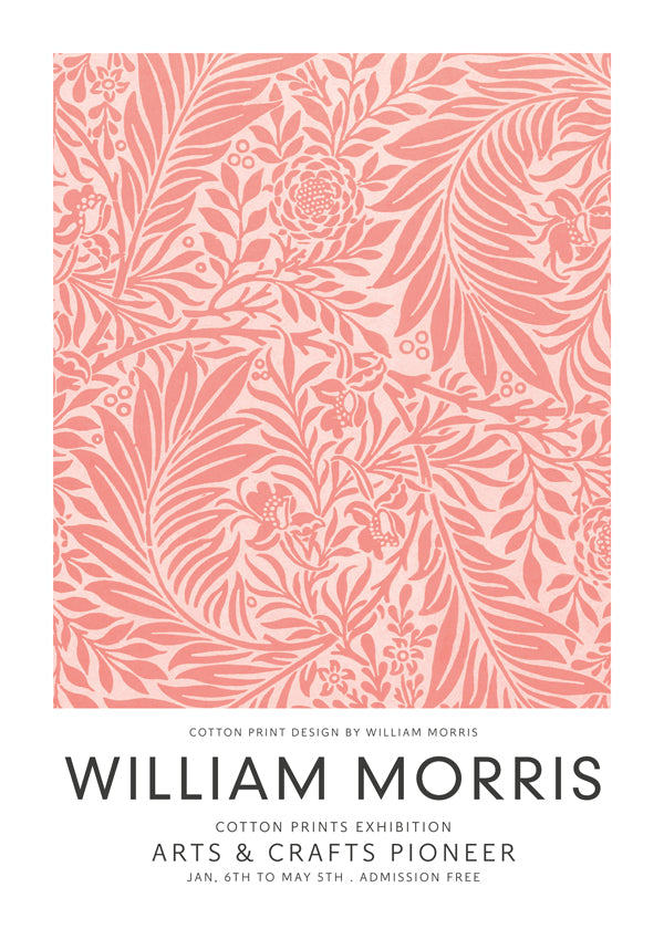William Morris pink pattern