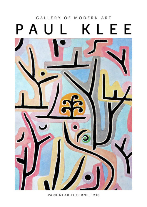 Paul Klee, PARK NEAR LUCERNE, 1938