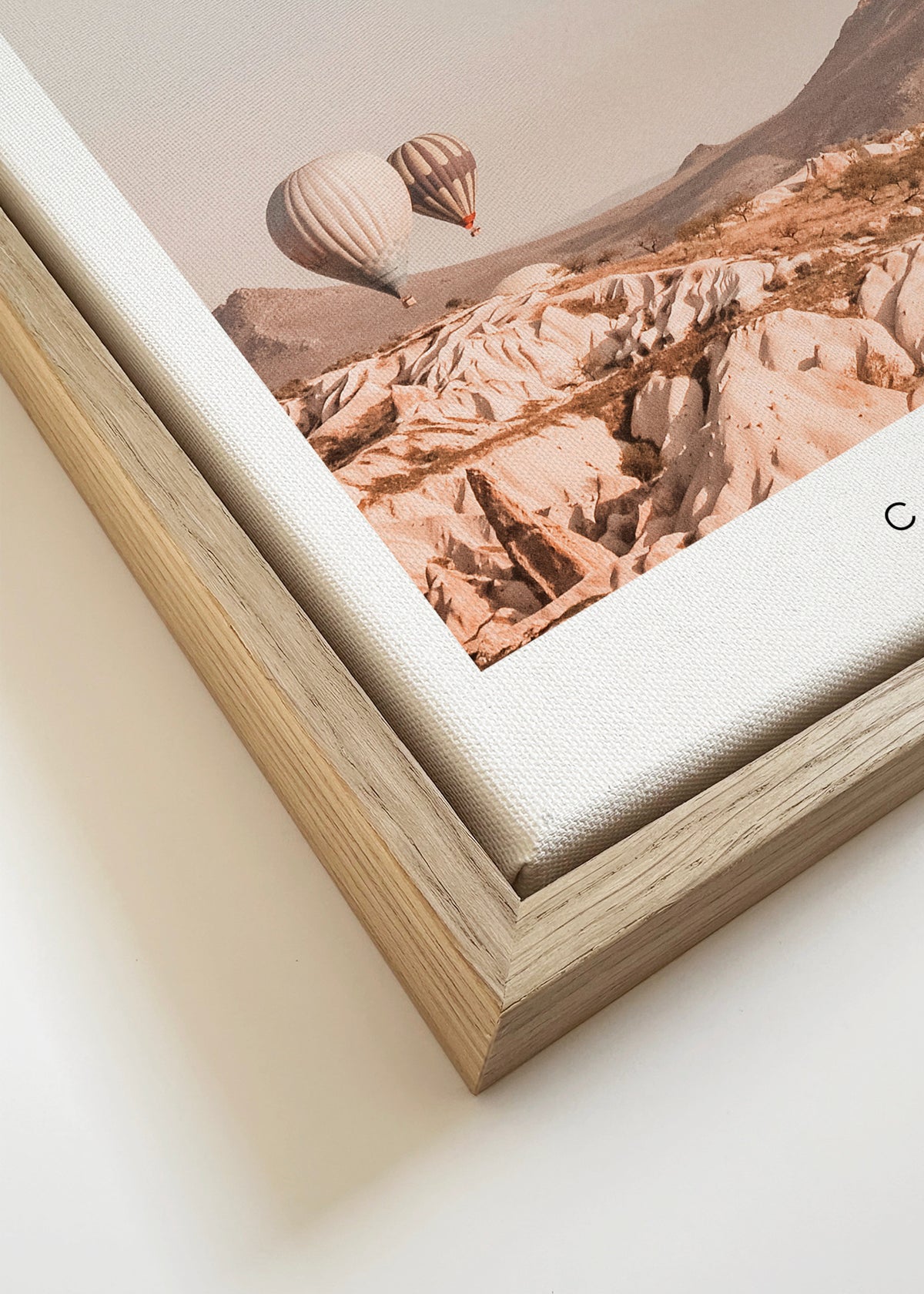 CAPPADOCIA, TURKEY - Framed canvas detail