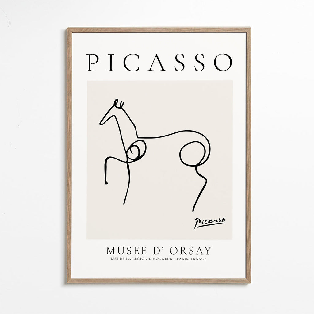 Pablo Picasso Animals Drawing Horse