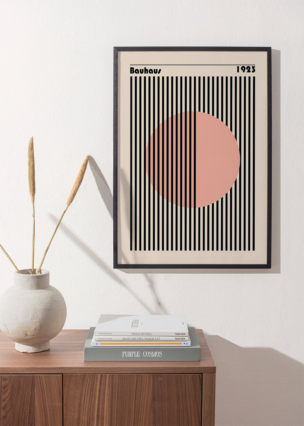 Bauhaus Pink Circle