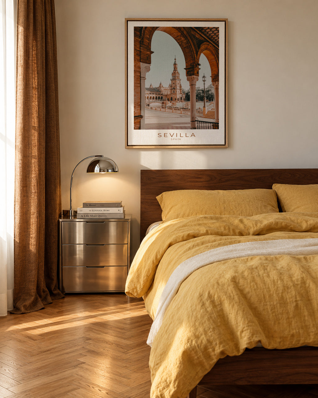 Spain Collection - Sevilla - Framed canvas in an interior