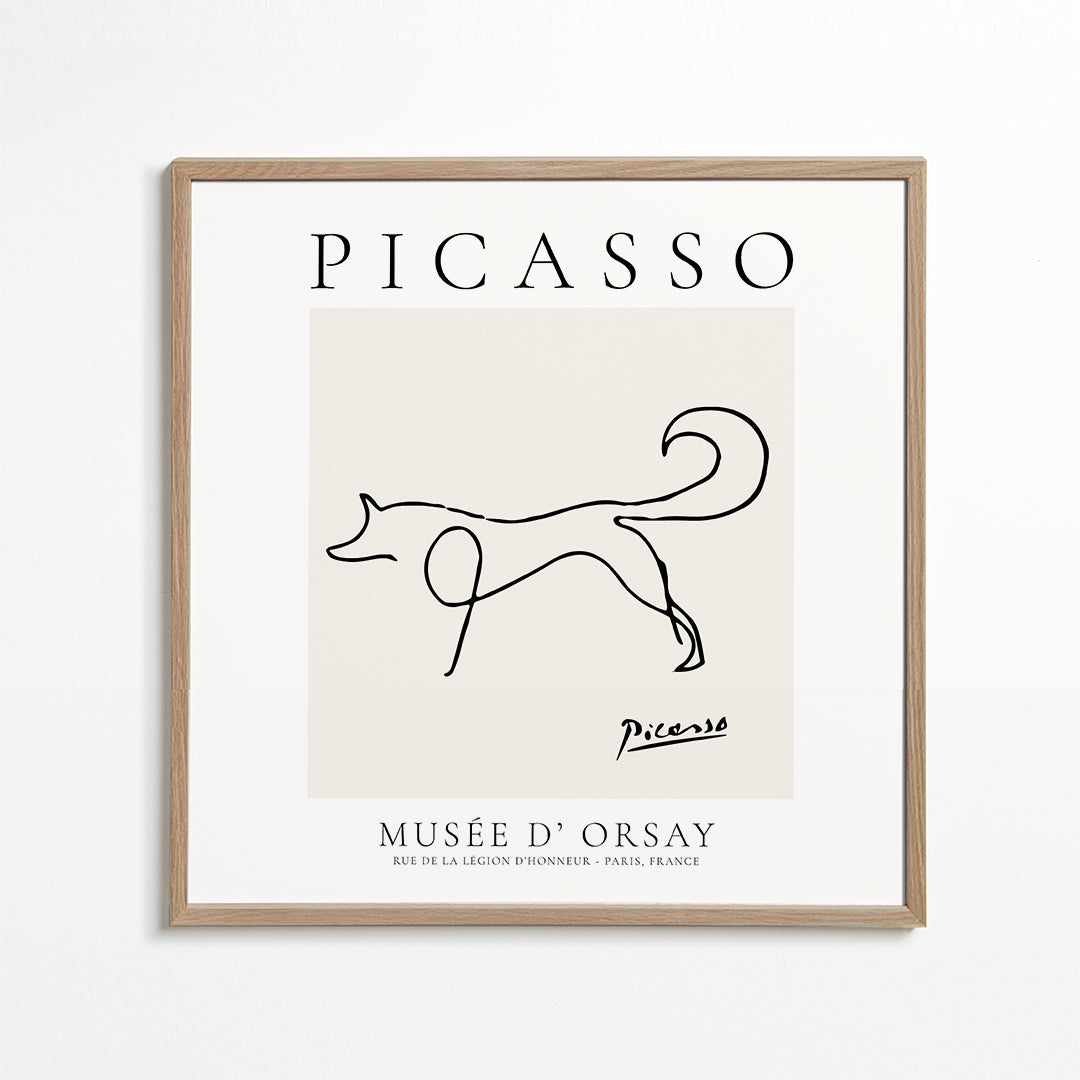 Pablo Picasso Animals Drawing Fox II