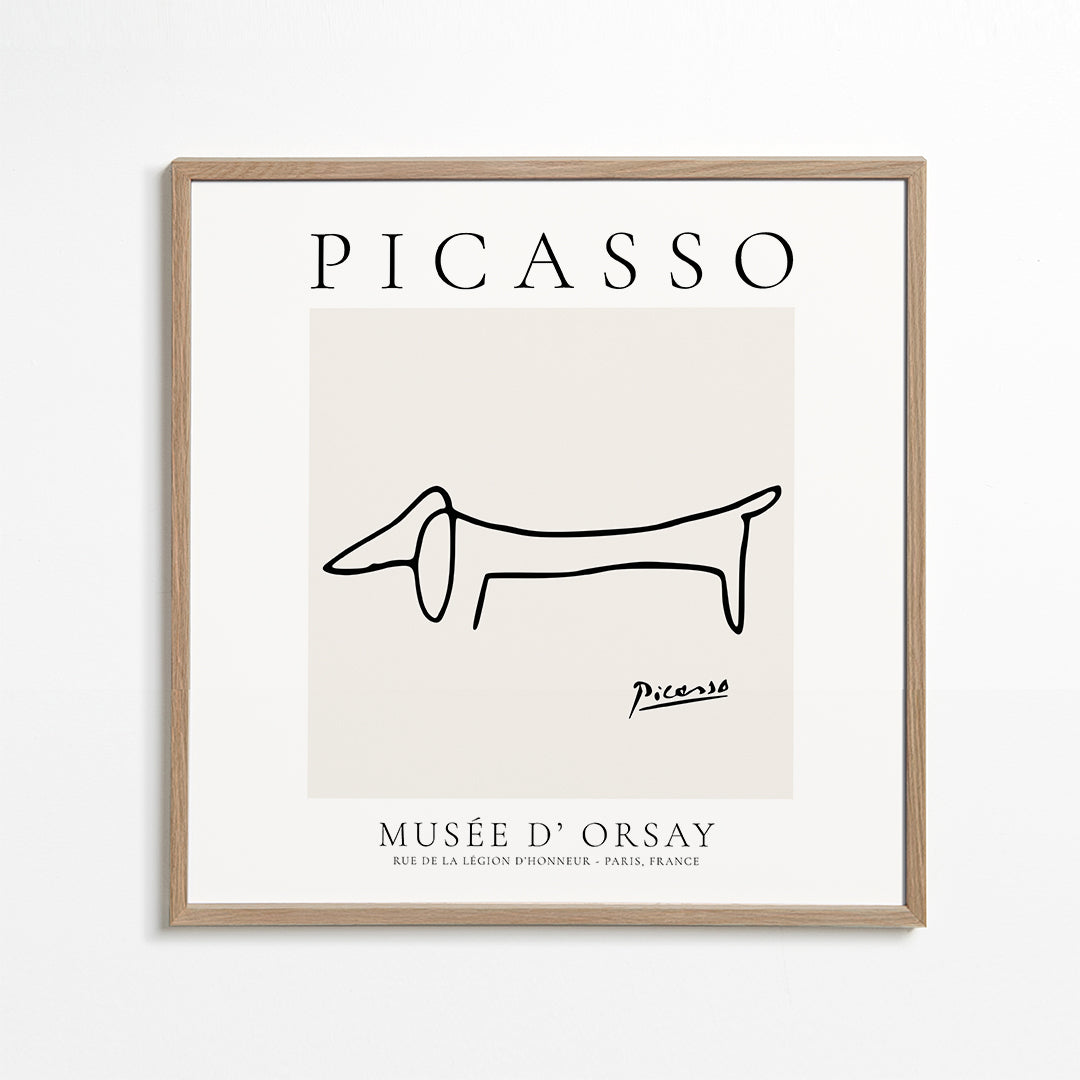 Pablo Picasso Animals Drawing Dog II