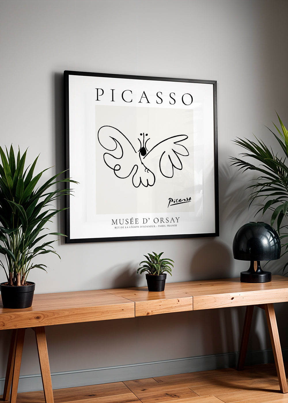 Pablo Picasso Animals Drawing butterfly II