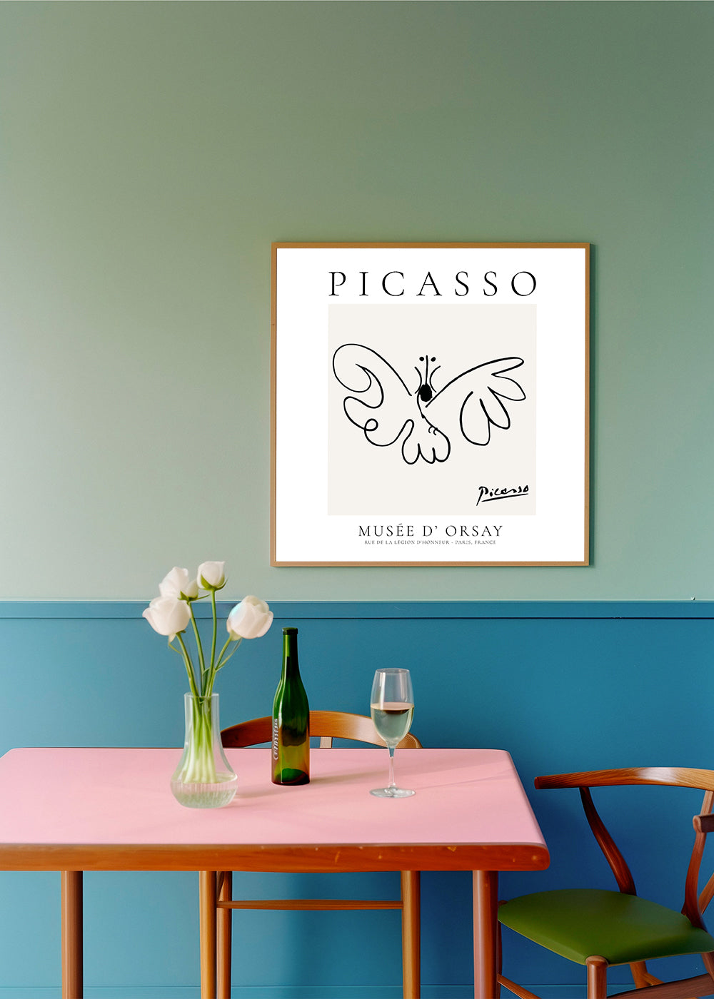 Pablo Picasso Animals Drawing butterfly II